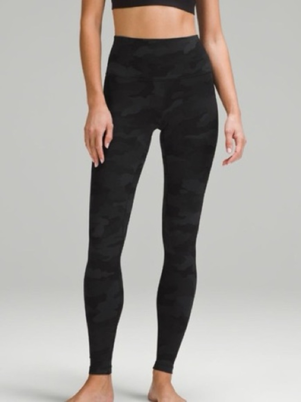 Lululemon Black Camo Align Leggings